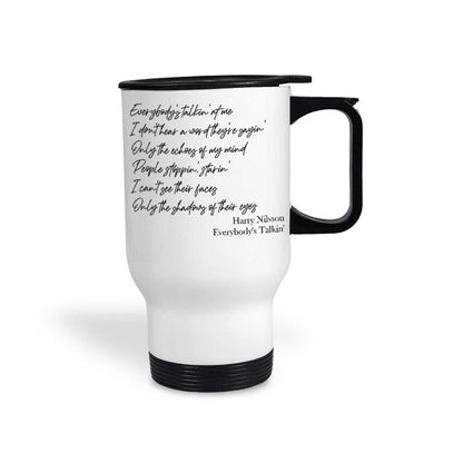 Harry Nilsson Everybody's Talkin Midnight Cowboy Music Travel Mug Personalised Gift
