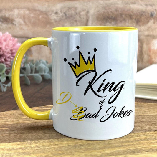 King of Bad Jokes Father's Day Personalised Mug
