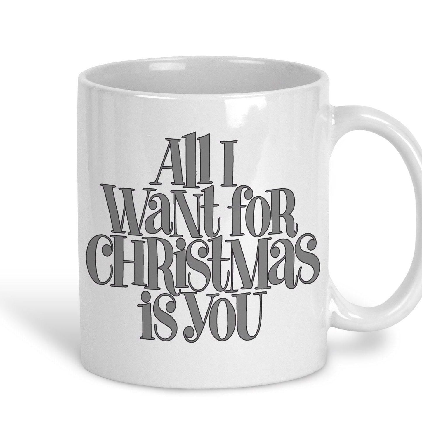 All I Want For Christmas Is You Mariah Carey Christmas Song Lyrics Mug