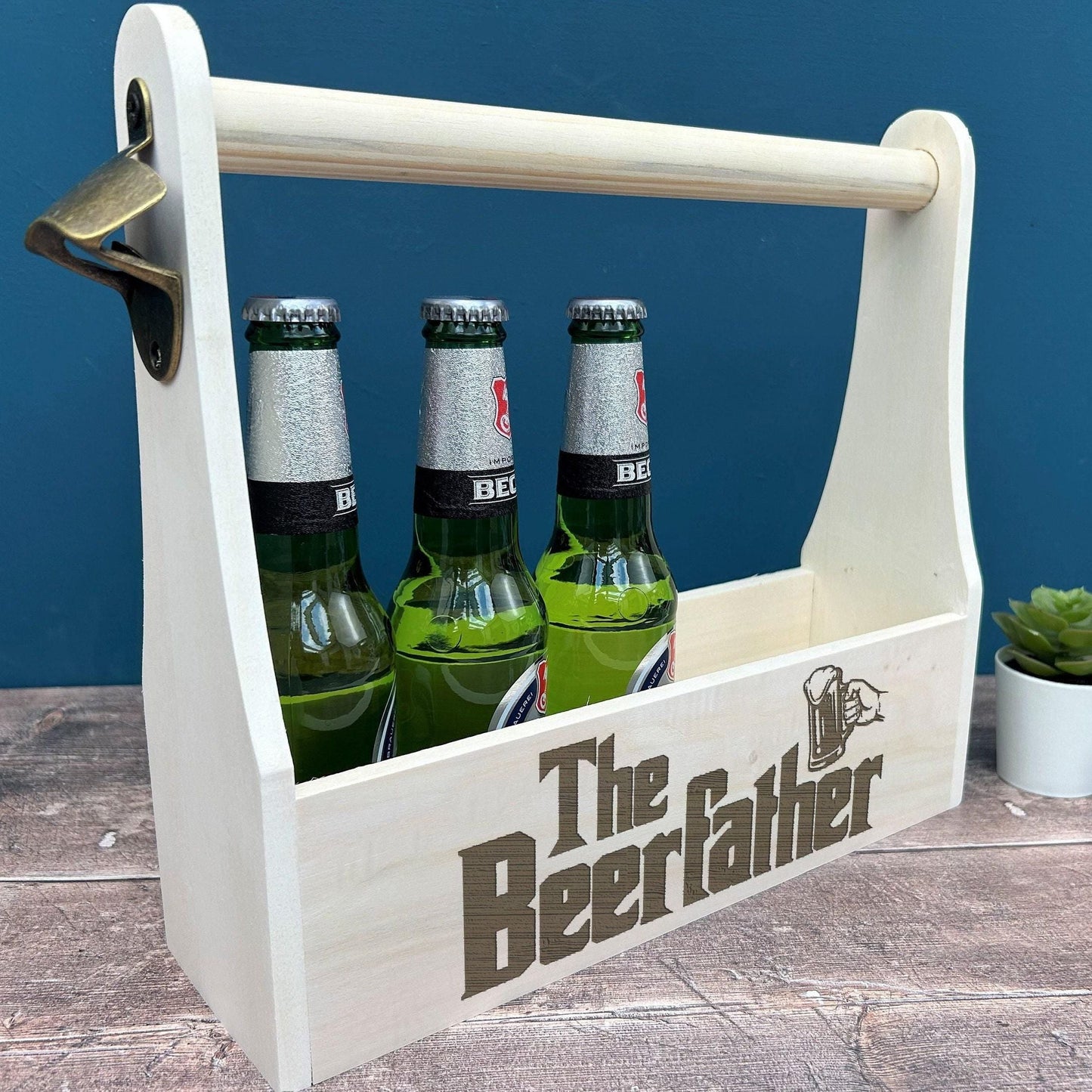 The Beerfather Godfather Movie - Beer Carrier - Father's Day Personalised Gift
