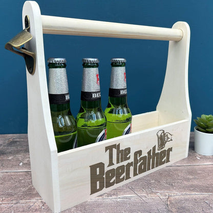 The Beerfather Godfather Movie - Beer Carrier - Father's Day Personalised Gift