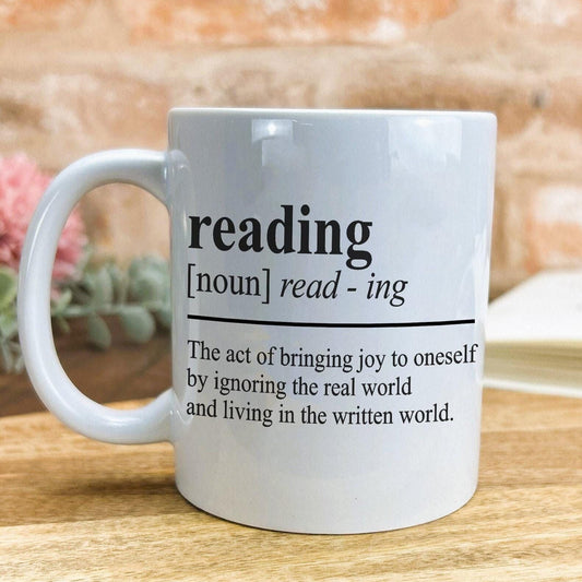 Reading Definition Personalised Reader's Ceramic Mug
