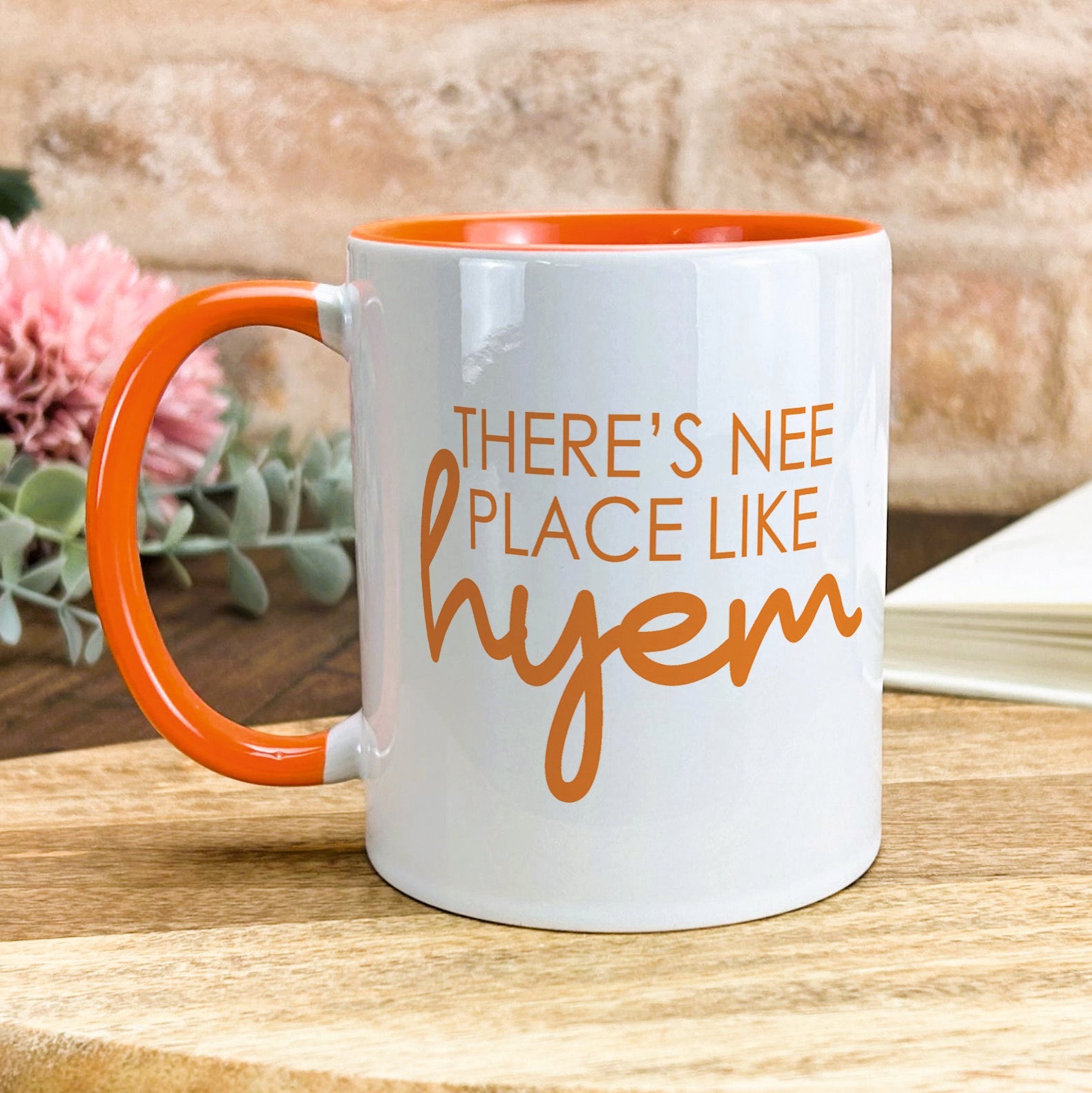 there's no place like hyenn coffee mug