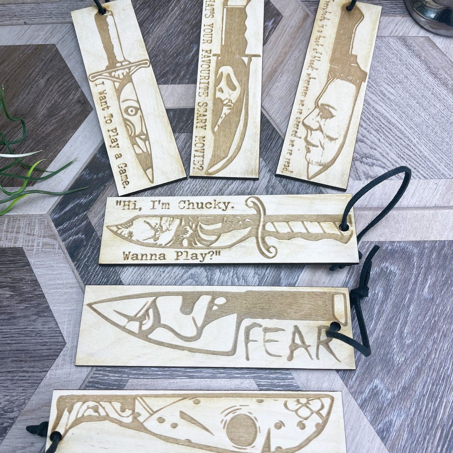 Horror Movie Bookmark Gift - Scary Film Fan-  Pick Your Favourite Character