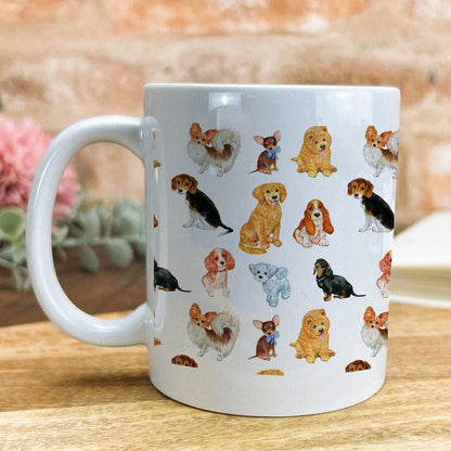 Dog Pattern Mug Personalised