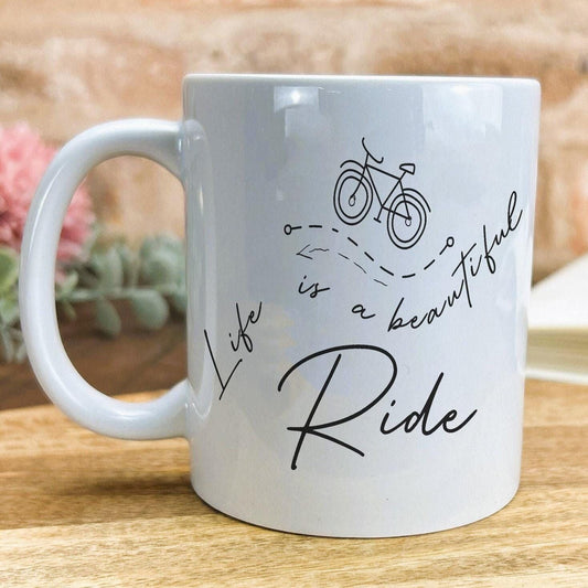 Life Is A Beautiful Ride Personalised Mug