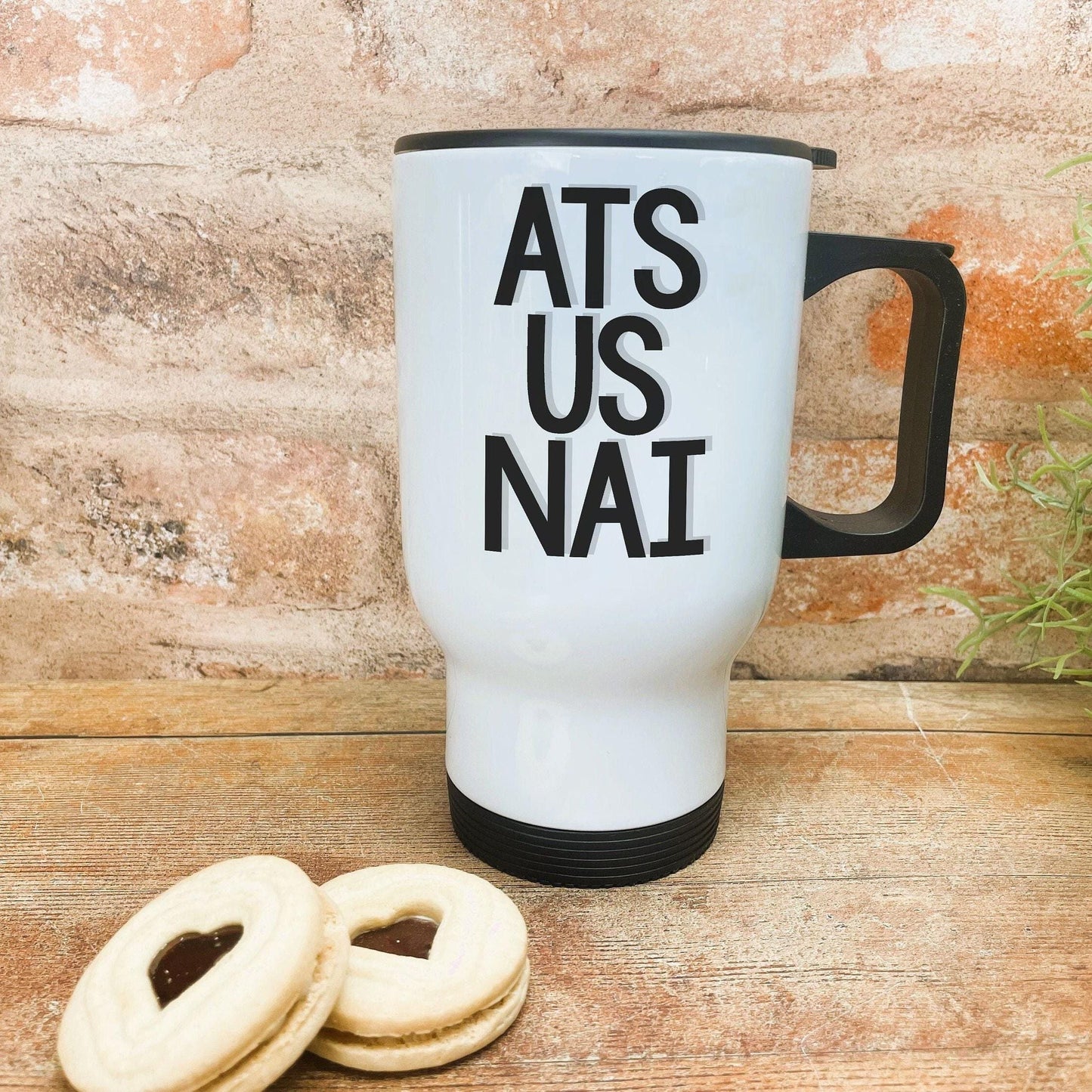 At Us Nai - Northern Ireland Dialect - Personalised Travel Mug