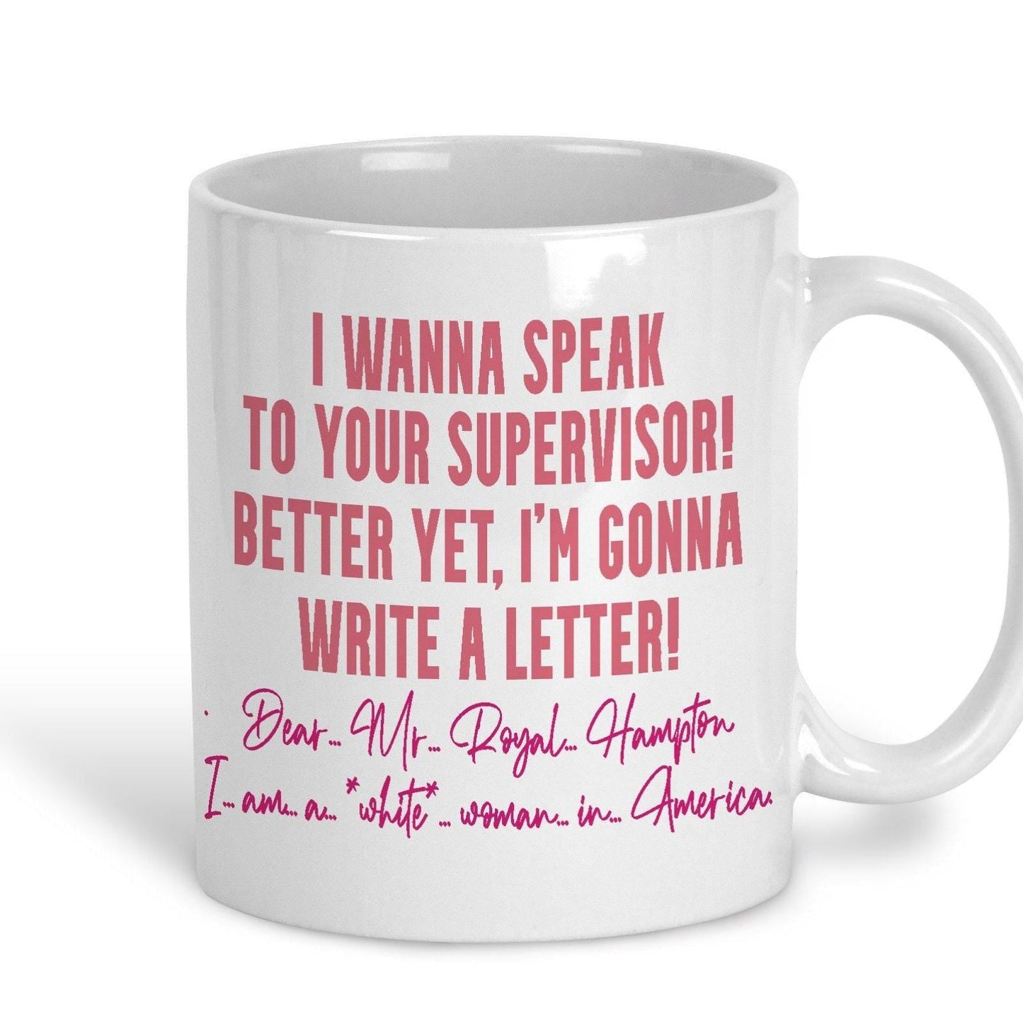 White Chicks "I'm Gonna Write A Letter" Personalised Movie Ceramic Mug
