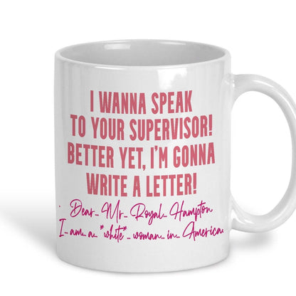 White Chicks "I'm Gonna Write A Letter" Personalised Movie Ceramic Mug