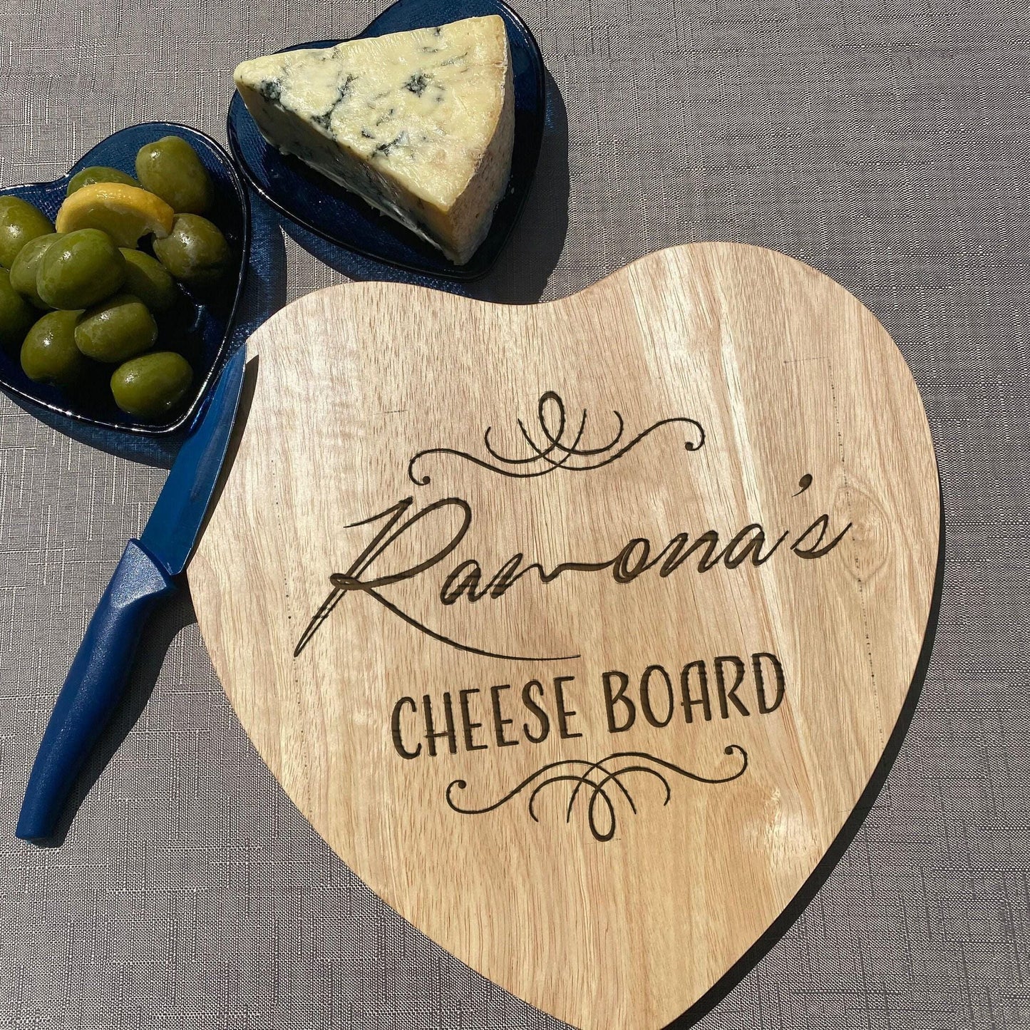 Cheese Board / Chopping Board - Personalised Gift - Birthday - Valentines - Anniversary