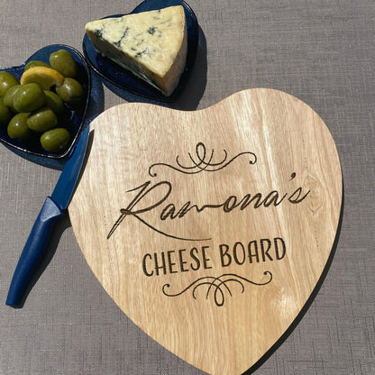 Cheese Board / Chopping Board - Personalised Gift - Birthday - Valentines - Anniversary