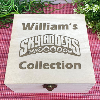 Skylanders Wooden Storage Toys Box Personalised Gift