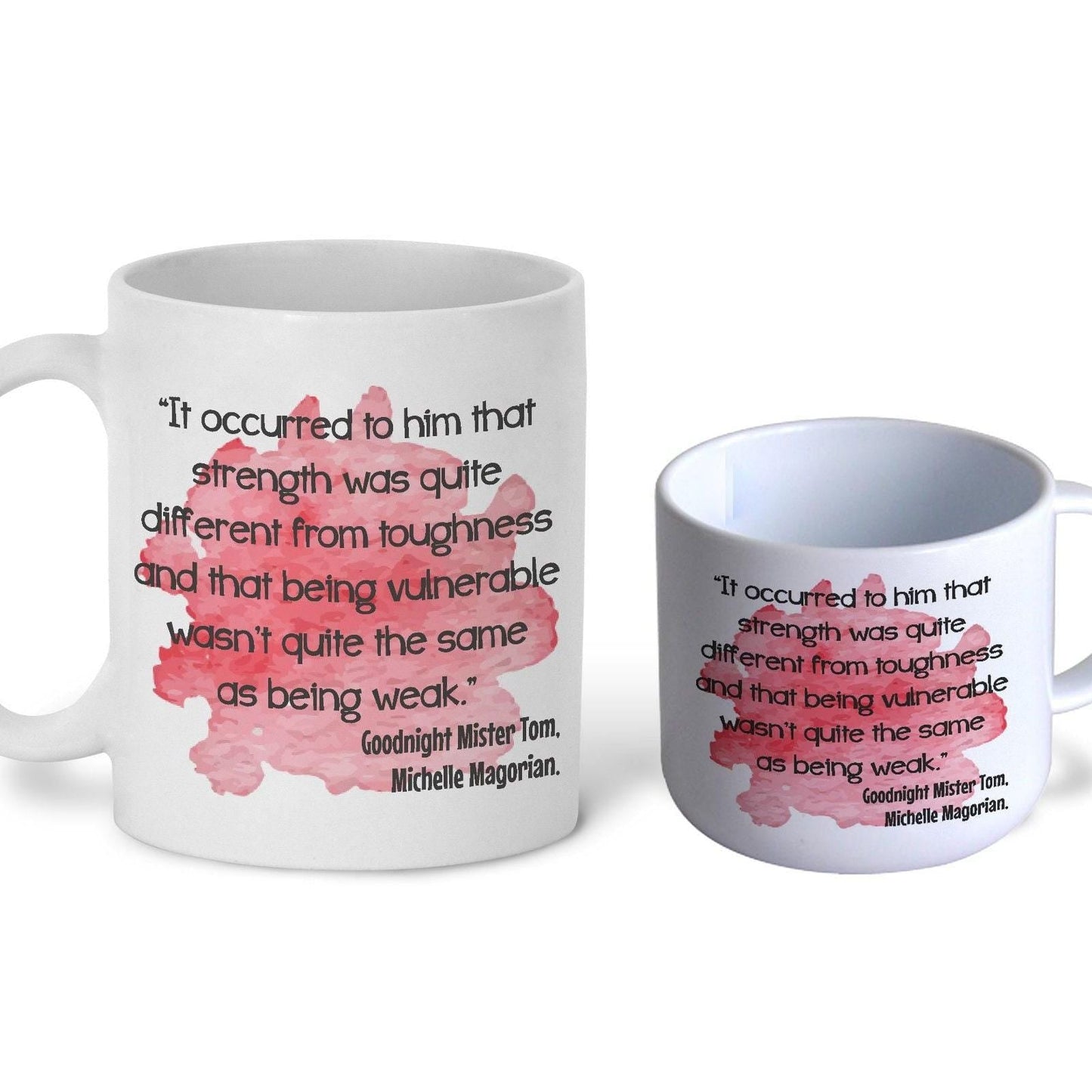 Goodnight Mr Tom by Michelle Magorian Book Quote Literature Personalised Gift Mug Polymer First Unbreakable