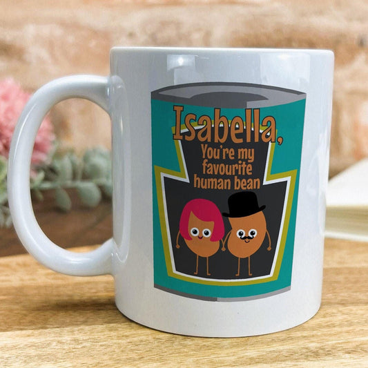 My Favourite Human Bean Baked Beans Heinz Personalised Mug Valentine's Day Boyfriend Girlfriend Gift Partner Love