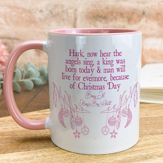 Mary's Boy Child Bony M Christmas Song Lyrics Mug