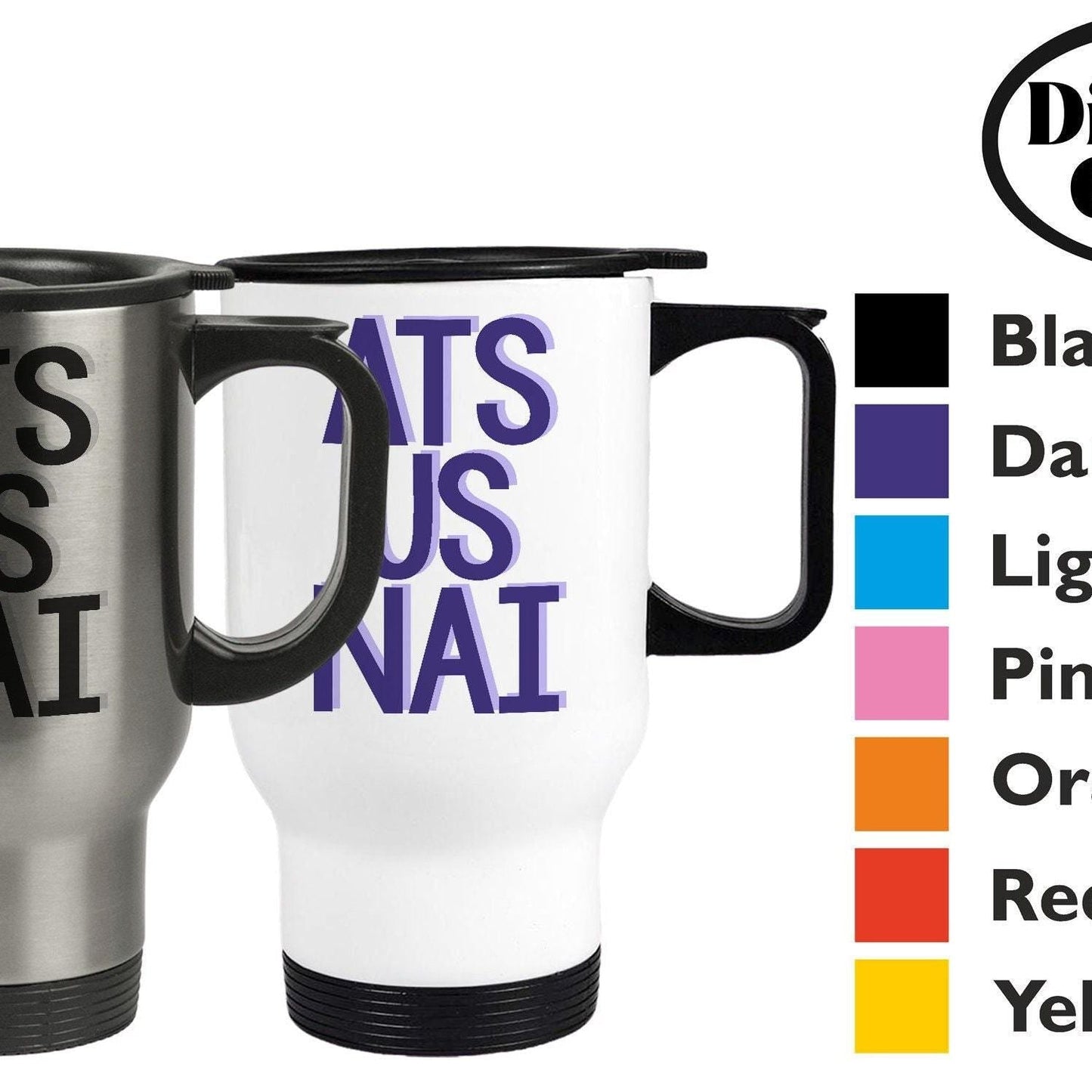 At Us Nai - Northern Ireland Dialect - Personalised Travel Mug