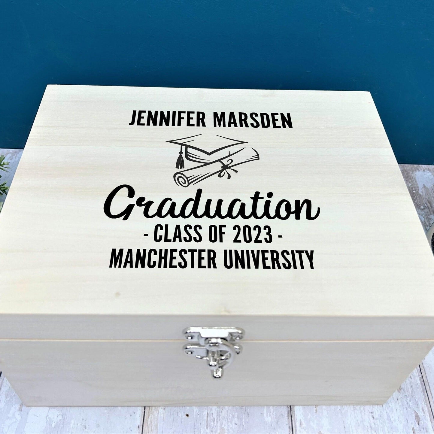 Graduation University Personalised Memory Box - Leavers Gift