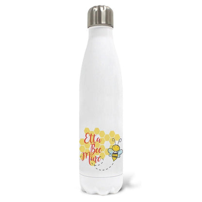 Bee Mine Honeycomb Personalised Water Bottle Valentine's Day Boyfriend Girlfriend Gift Partner Love