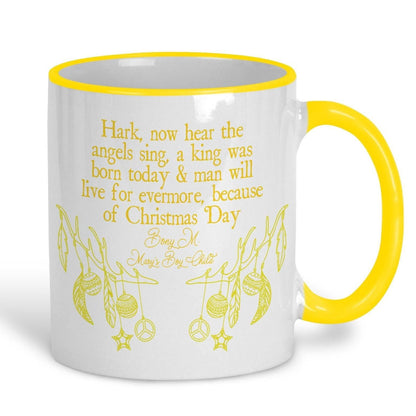 Mary's Boy Child Bony M Christmas Song Lyrics Mug