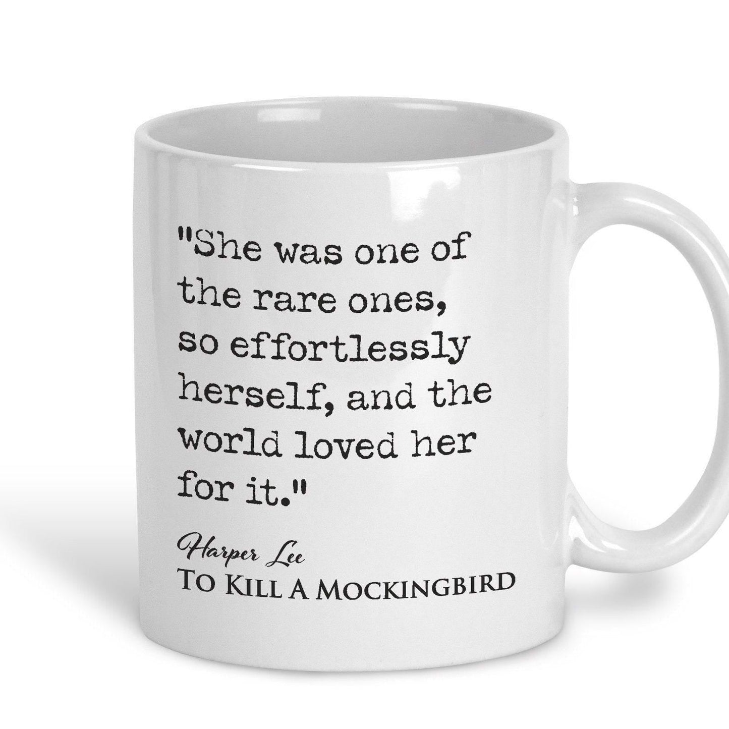 To Kill a Mocking Bird Harper Lee Book Quote "One Of The Rare Ones" Classic Literature Mug