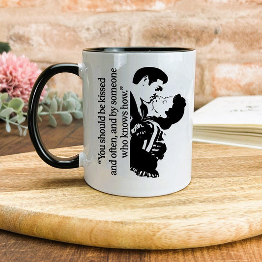 Gone With The Wind You Should Be Kissed Love Valentine's Day Girlfriend Boyfriend Mug