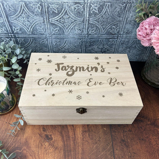 Snowflake Christmas Eve Box - Personalised XMAS Gift