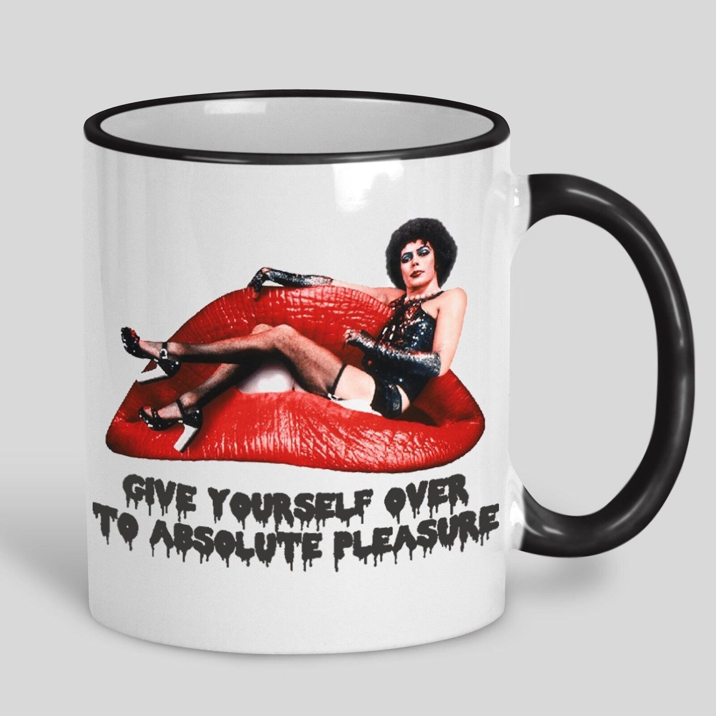 Rocky Horror Picture Show Time Warp Don't Dream It Absolute Pleasure Mug Quote Personalised Movie Gift Film Cinema Tim Curry