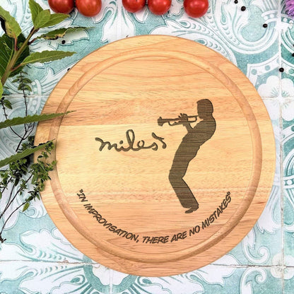 Miles Davis Chopping Board Quote Jazz Musician Gift
