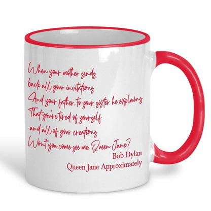 Bob Dylan Queen Jane Approximately 1965 Mug