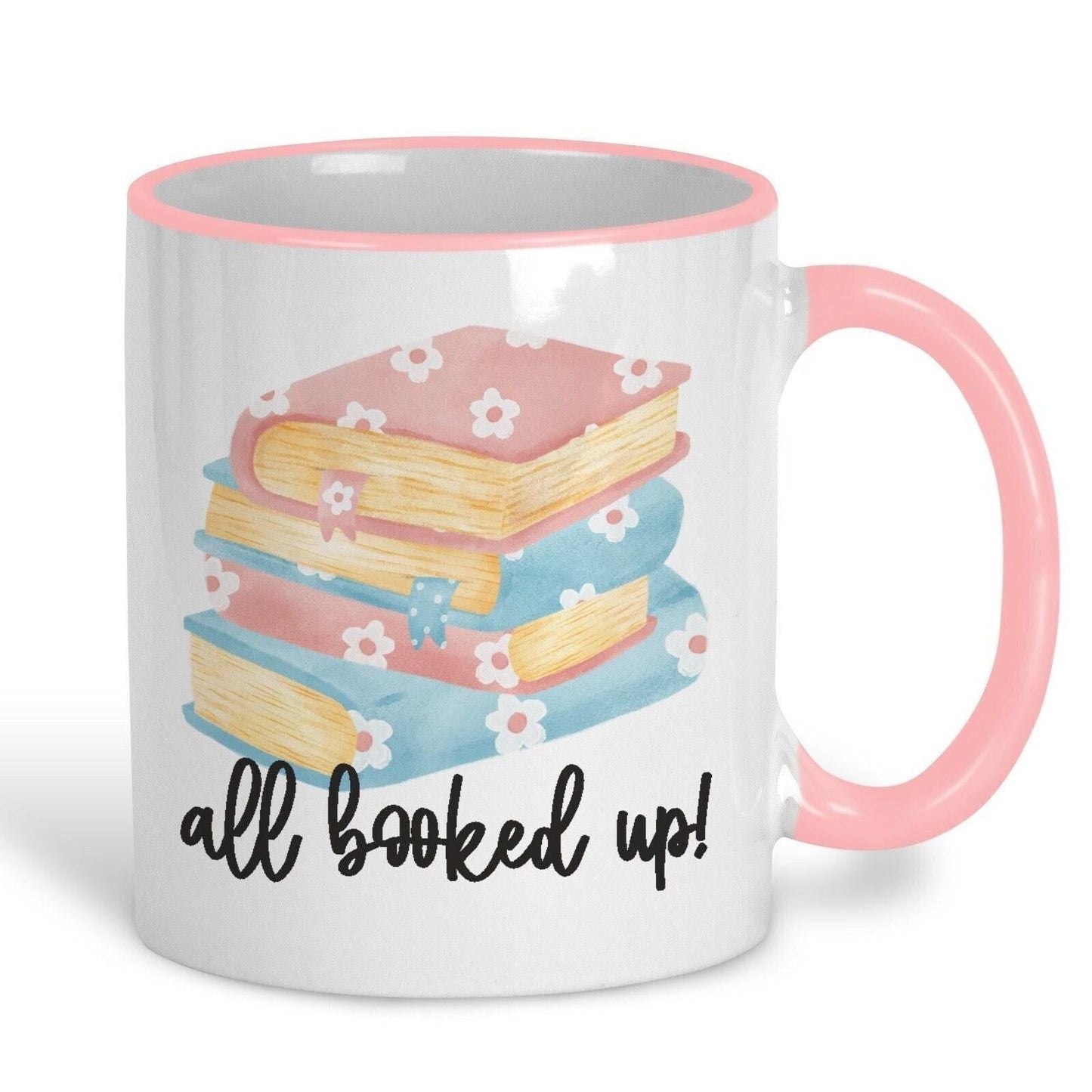 All Booked Up Personalised Reader's Ceramic Mug