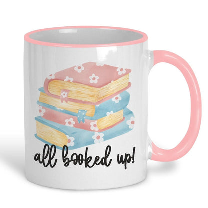 All Booked Up Personalised Reader's Ceramic Mug