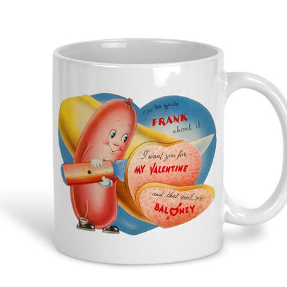 Ain't No Baloney Personalised Retro Valentine's Day Ceramic Mug
