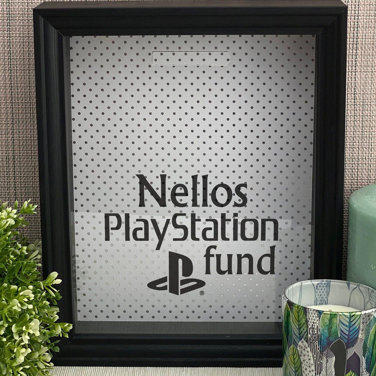 Play Station PS5 Game Console Fund Money Box Personalised Gamer Gift