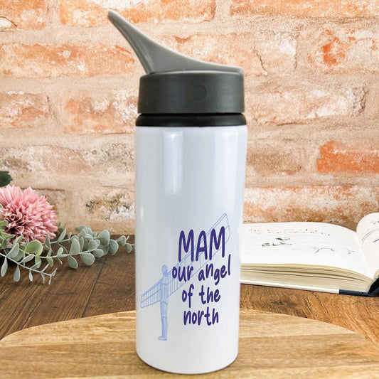 Mam Our Angel of the North - Newcastle Geordie Dialect - Personalised Water Bottle