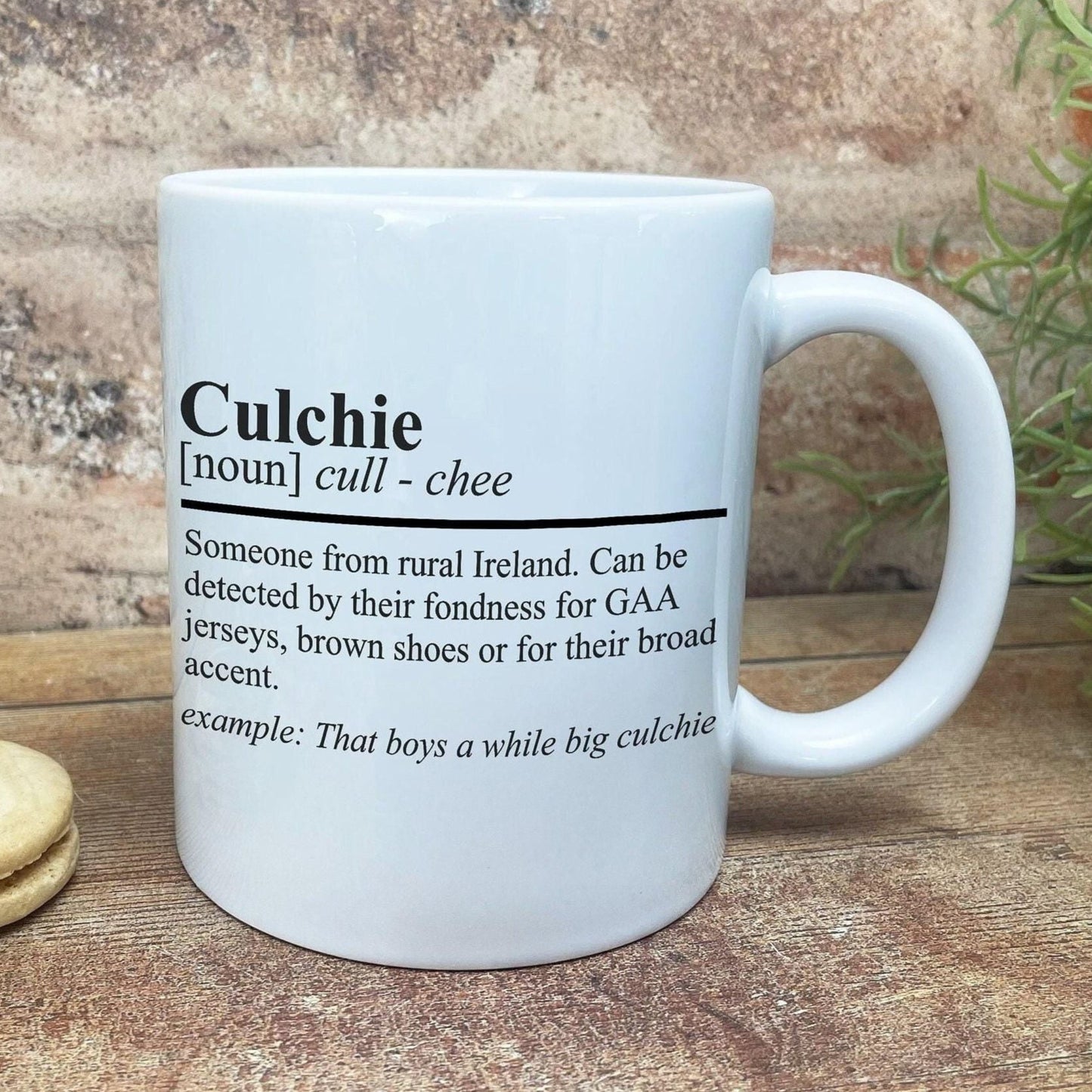 Culchie Definition - Northern Ireland Dialect - Personalised Ceramic Mug