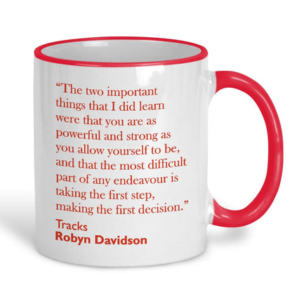 Robyn Davidson Tracks Book Quote Mug
