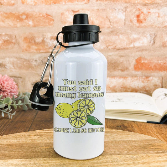 Kate Nash Foundations Lemons So Bitter Music Lyrics Water Bottle Personalised Gift