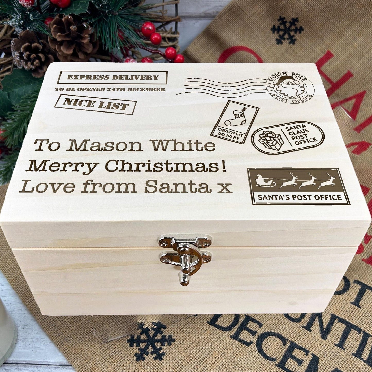 Letter From Santa Christmas Eve Box Personalised