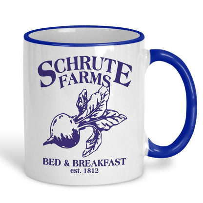 Schrute Farms Beet Beetroot Dwight The Office TV Show Personalised Ceramic Mug