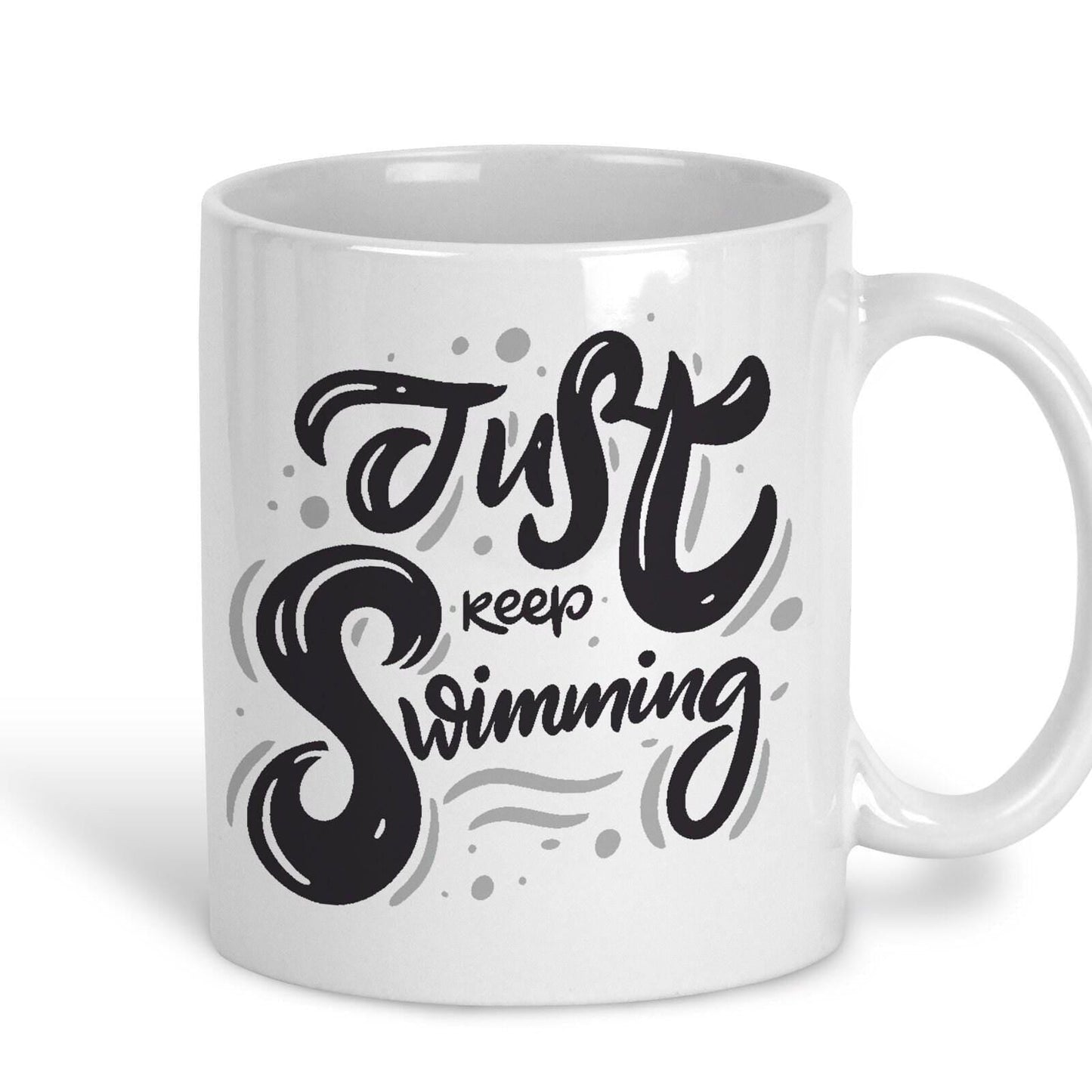 Just Keep Swimming Swim Swimmer Gala Personalised Sport Mug