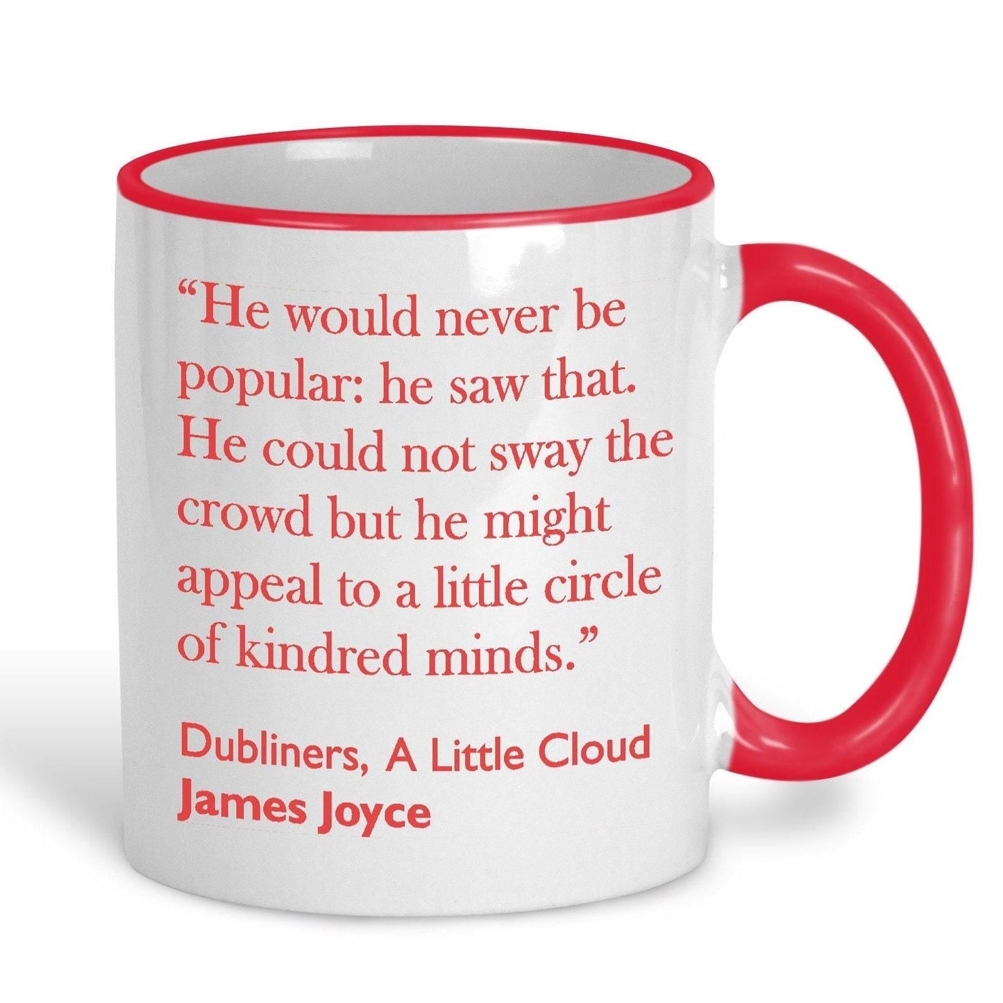 James Joyce Dubliners A Little Cloud Literary Quote Mug