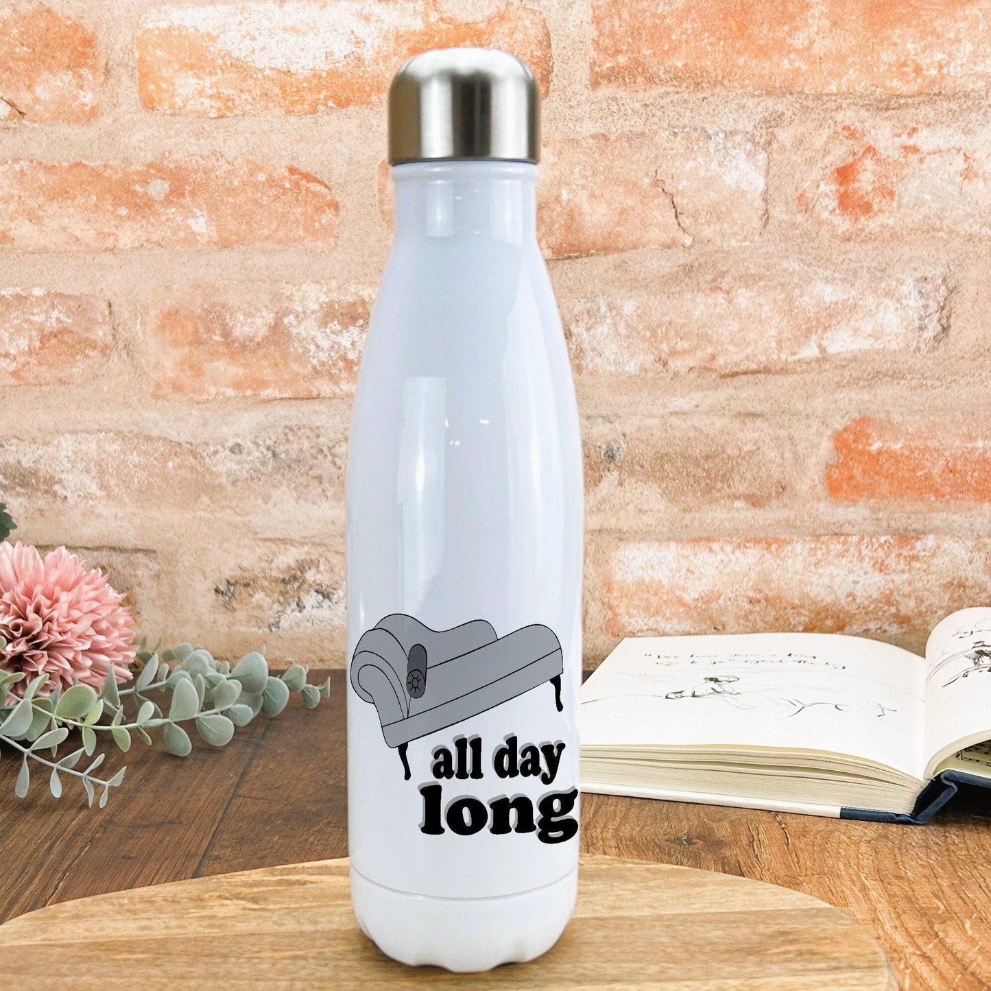 Wet Leg Chaise Lounge Water Bottle Personalised Gift