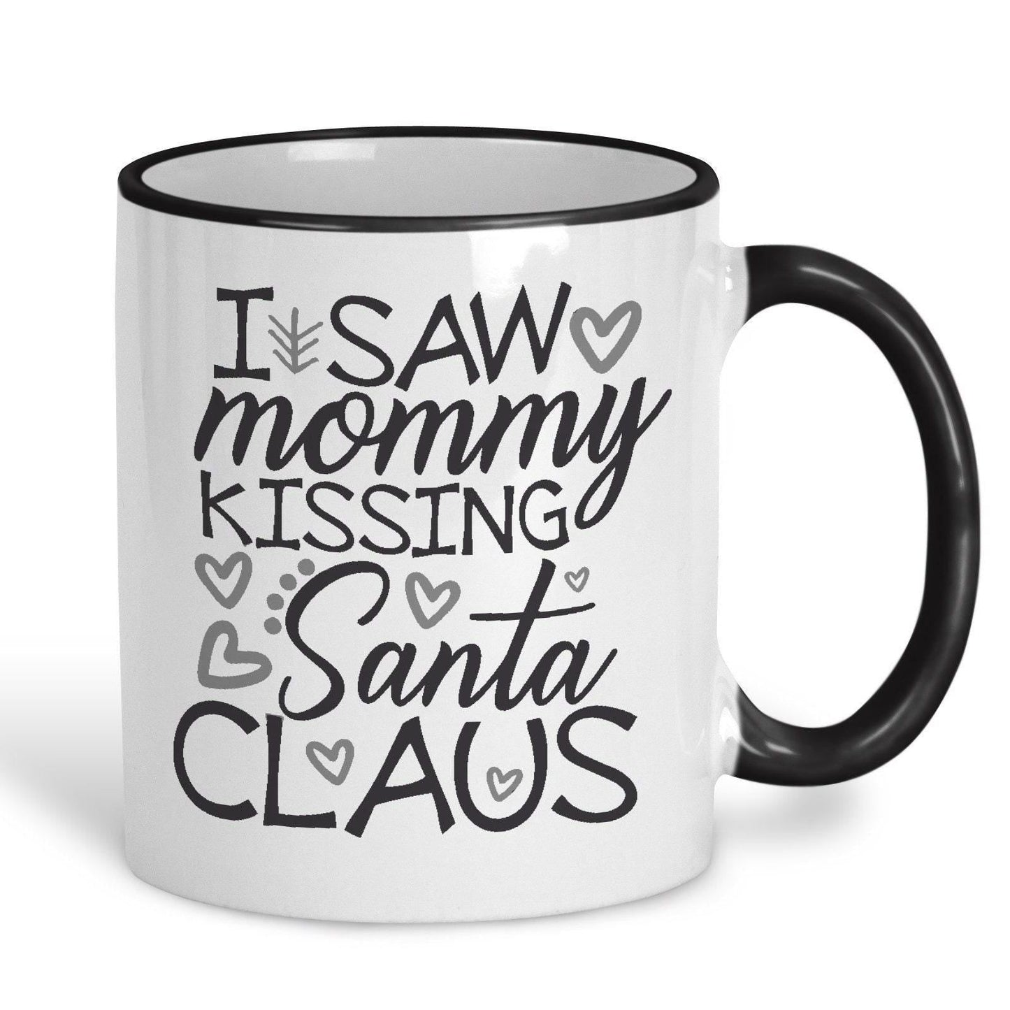 I Saw Mommy Kissing Santa Claus Jackson Five 5 Christmas Song Lyrics Personalised Ceramic Mug