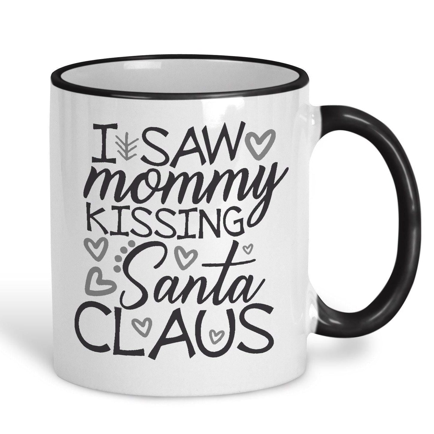 I Saw Mommy Kissing Santa Claus Jackson Five 5 Christmas Song Lyrics Personalised Ceramic Mug