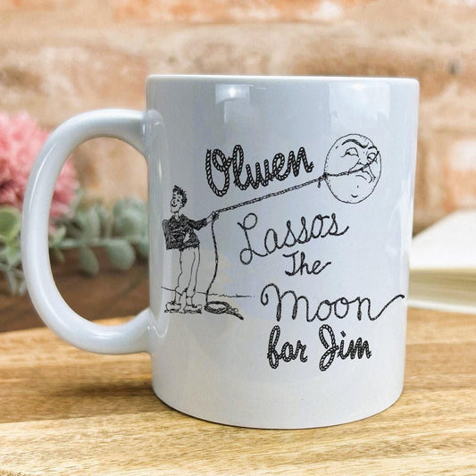 Its A Wonderful Life Lasso The Moon Personalised Valentine's Day Ceramic Mug