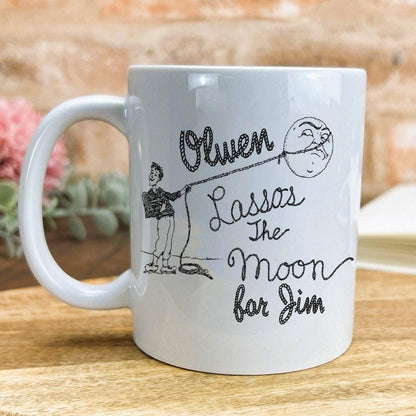 Its A Wonderful Life Lasso The Moon Personalised Valentine's Day Ceramic Mug
