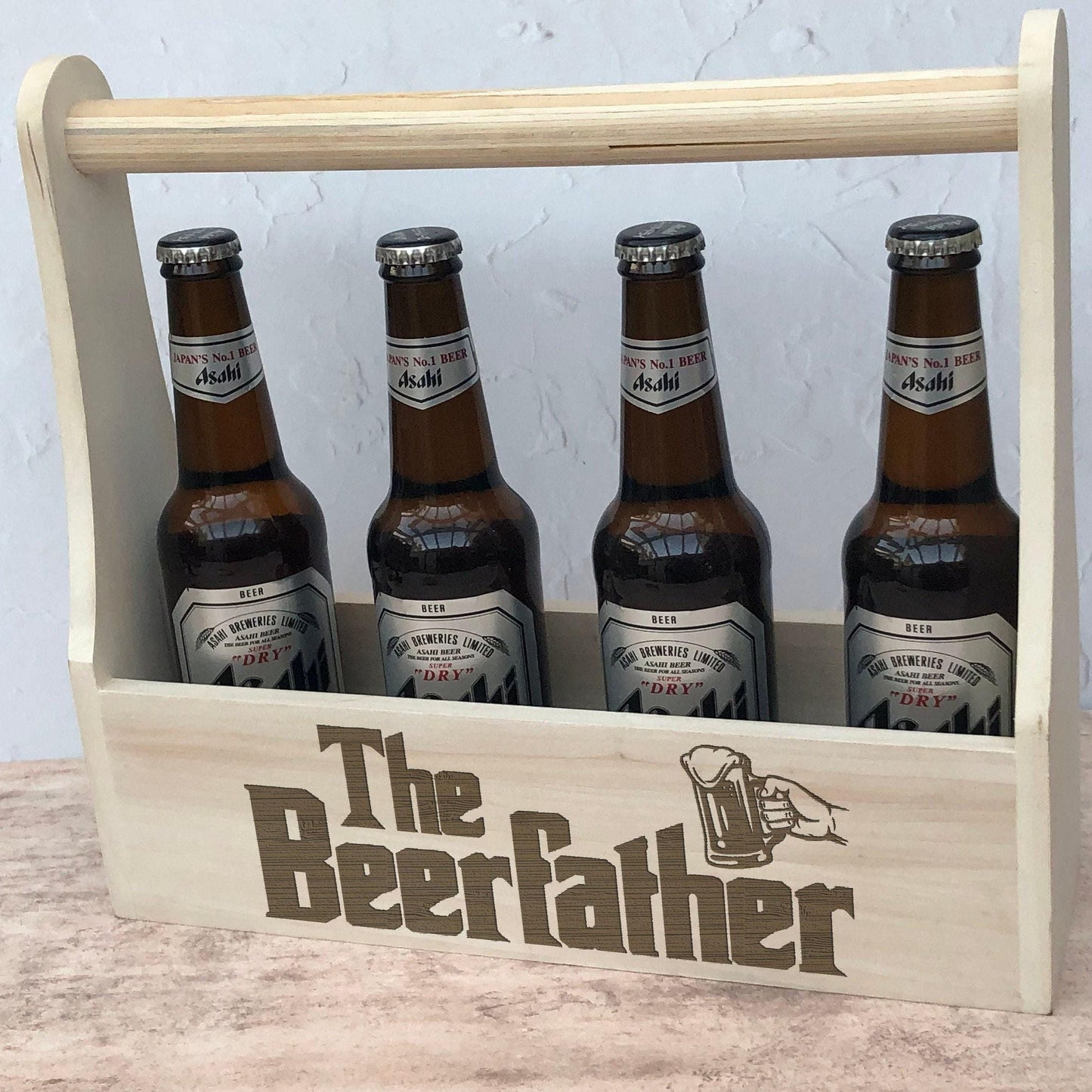 The Beerfather Godfather Movie - Beer Carrier - Father's Day Personalised Gift