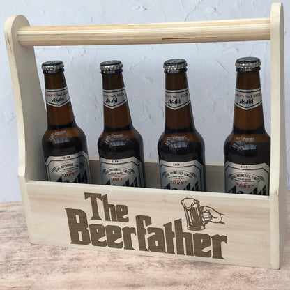 The Beerfather Godfather Movie - Beer Carrier - Father's Day Personalised Gift