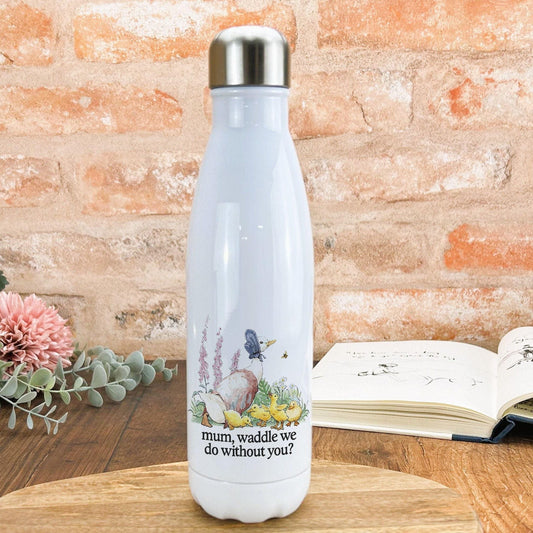 Jemima Puddle Duck Beatrix Potter Waddle We Do Mother's Day Water Bottle Present Gift For Mum Mummy Birthday