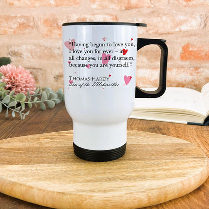 Tess of the D'Urbervilles Thomas Hardy Book Quote Valentine's Day Travel Mug Personalised Gift